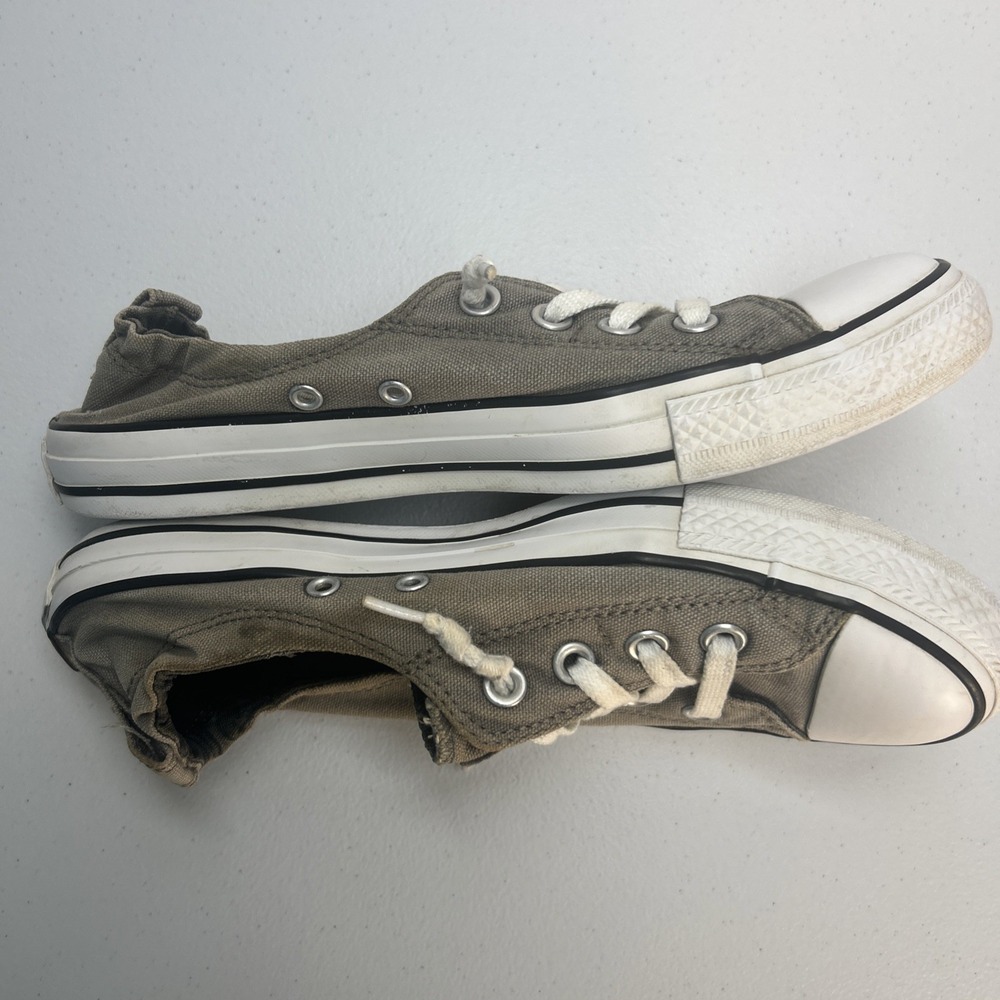 Converse Chuck Taylor All Star Shoreline Slip Gray Canvas Women's Size 9 Low - Picture 5 of 8